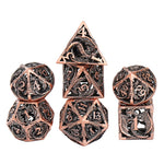 7 Copper Hollow dice