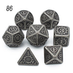 Metal Dice Set 7 Pcs