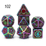 Metal Dice Set 7 Pcs